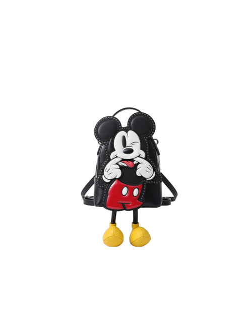 Mickey Mouse Cow Leather Backpack – FION ASIA