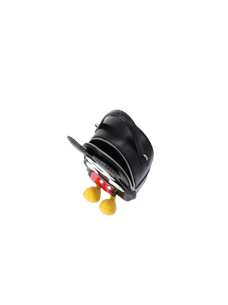 (2nd Batch Preorder) Mickey Mouse Cow Leather Backpack