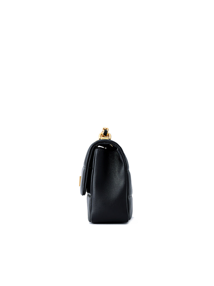 Waffle Leather Crossbody & Shoulder Handbag