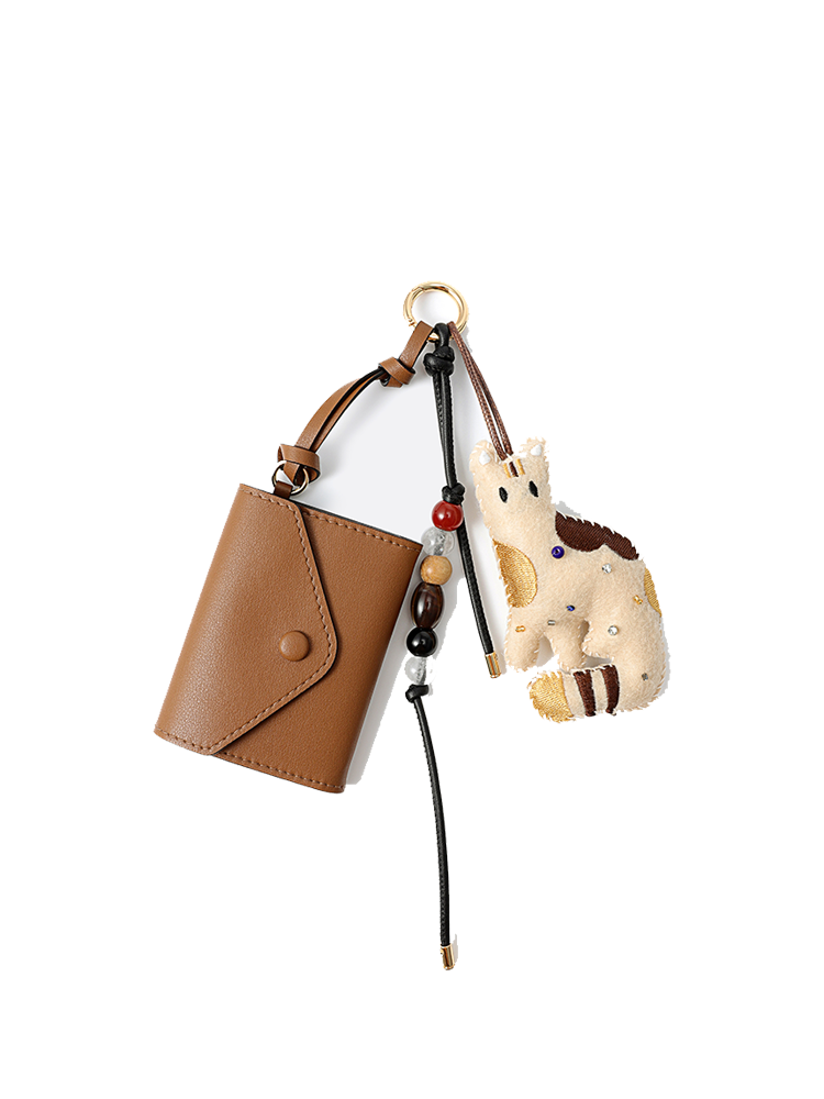 FION Palace Jacquard with Leather Bag