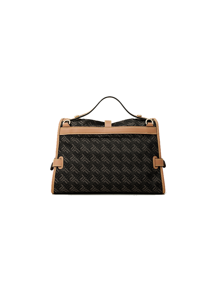 FION Y Island Jacquard with Leather Crossbody & Shoulder Bag
