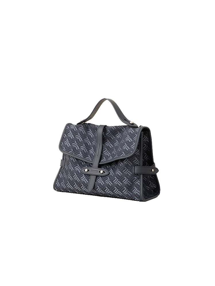 FION Y Island Jacquard with Leather Crossbody & Shoulder Bag