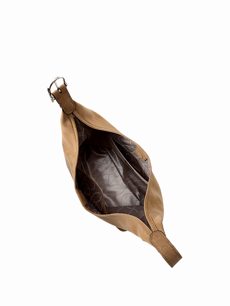 FION Slouchy Leather Shoulder Bag