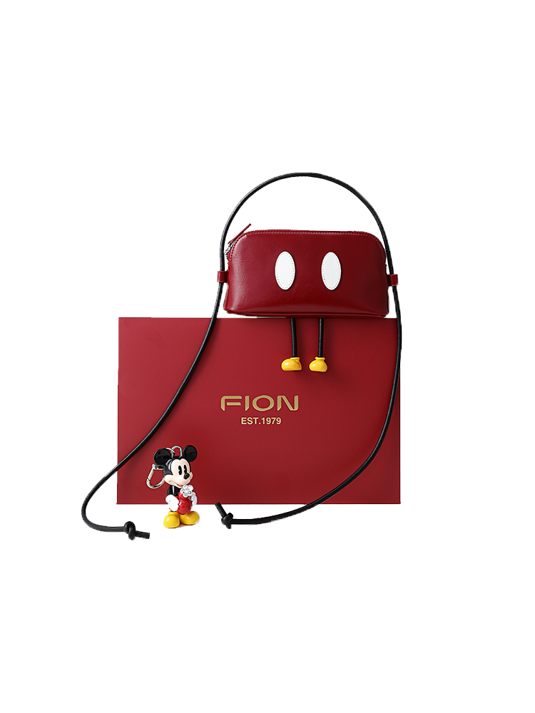 Mickey Mouse Leather Shell Bag