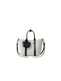 Week Jacquard with Leather Tote Bag