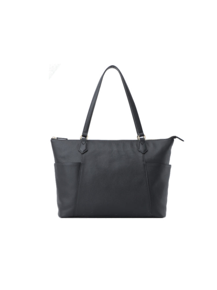 Rocky Leather Top Handle Bag