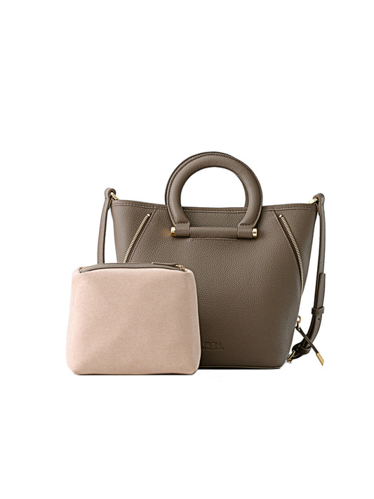 Day Light Leather Top Handle Bag