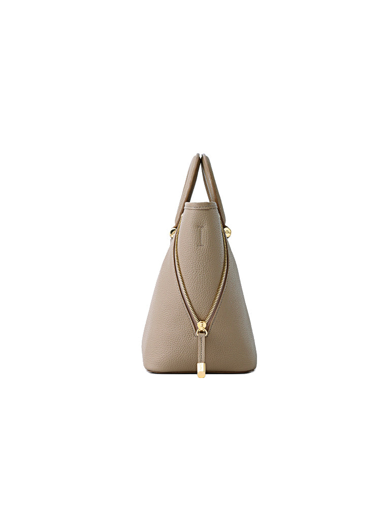 Day Light Leather Top Handle Bag