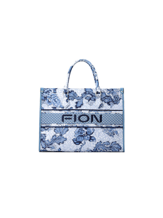 Dragon Large Jacquard Tote Bag