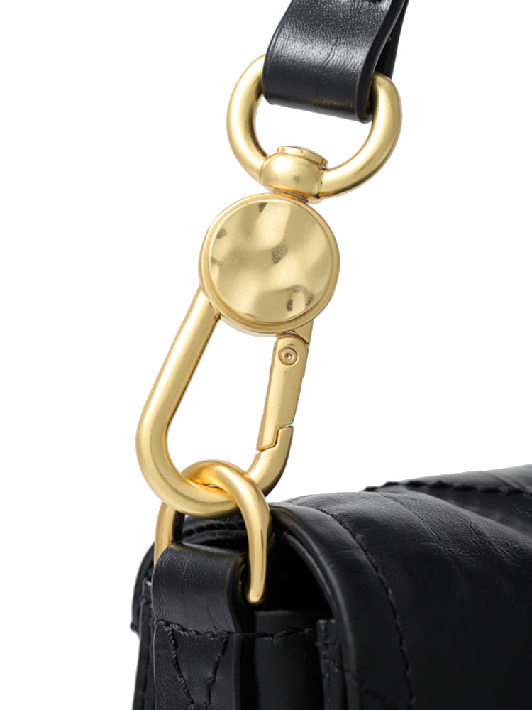 Note Medium Leather Shoulder Bag