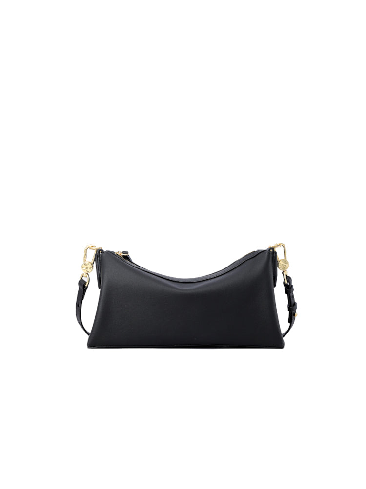 Lucky Leather Arc Shoulder Bag