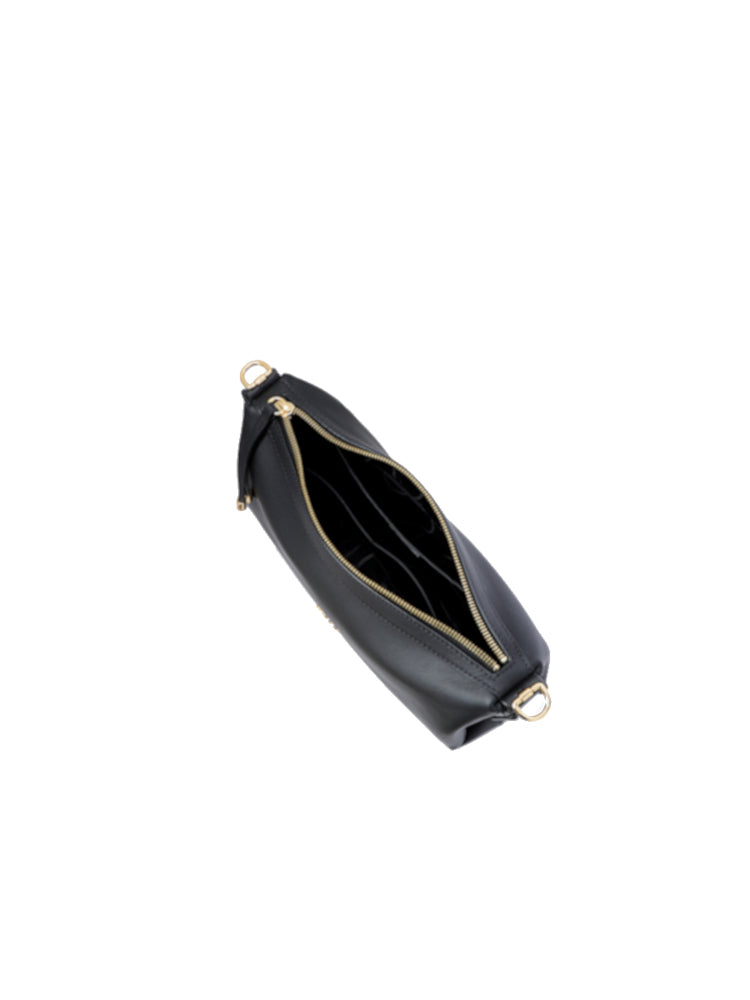 Lucky Leather Arc Shoulder Bag