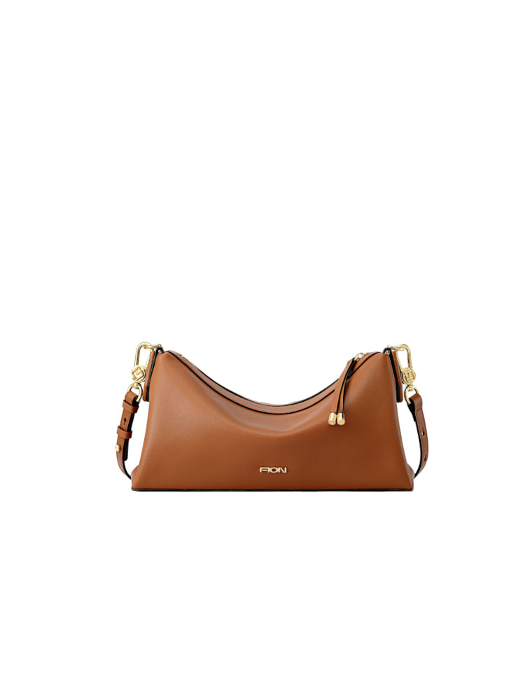 Lucky Leather Arc Shoulder Bag