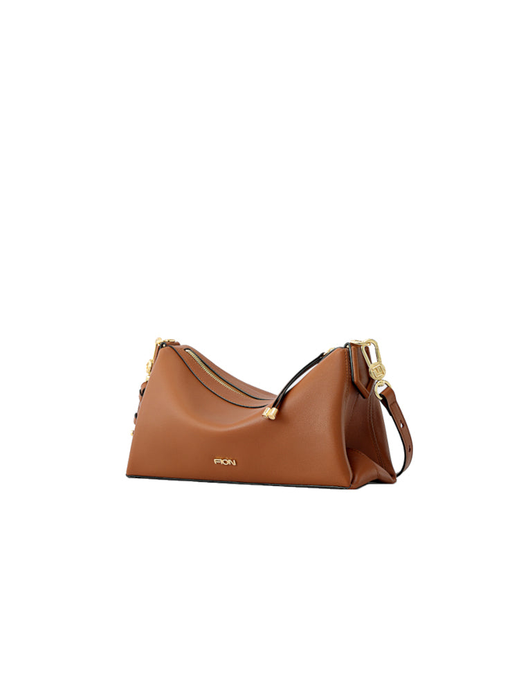 Lucky Leather Arc Shoulder Bag