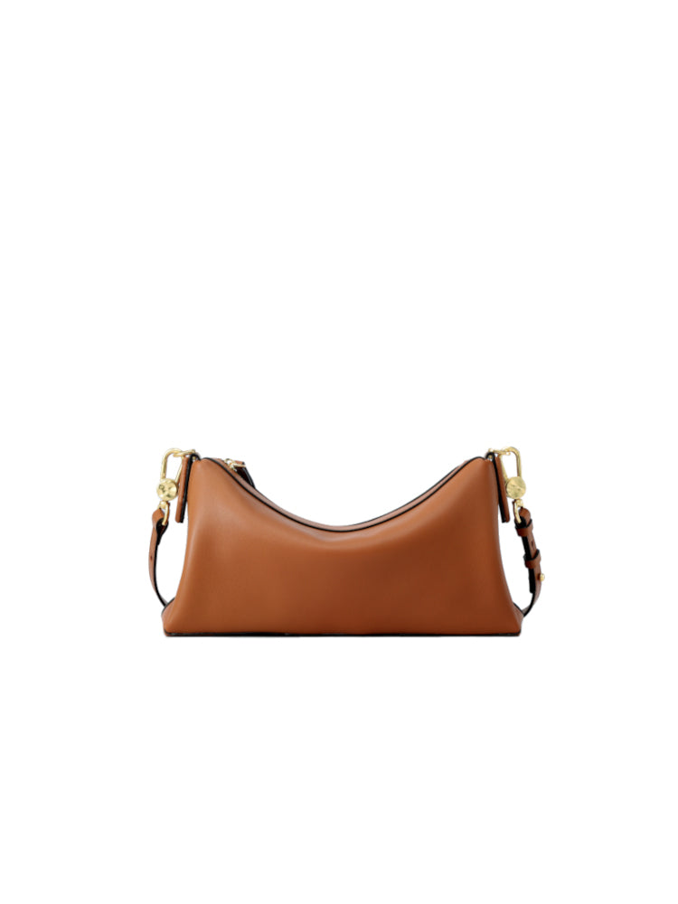 Lucky Leather Arc Shoulder Bag