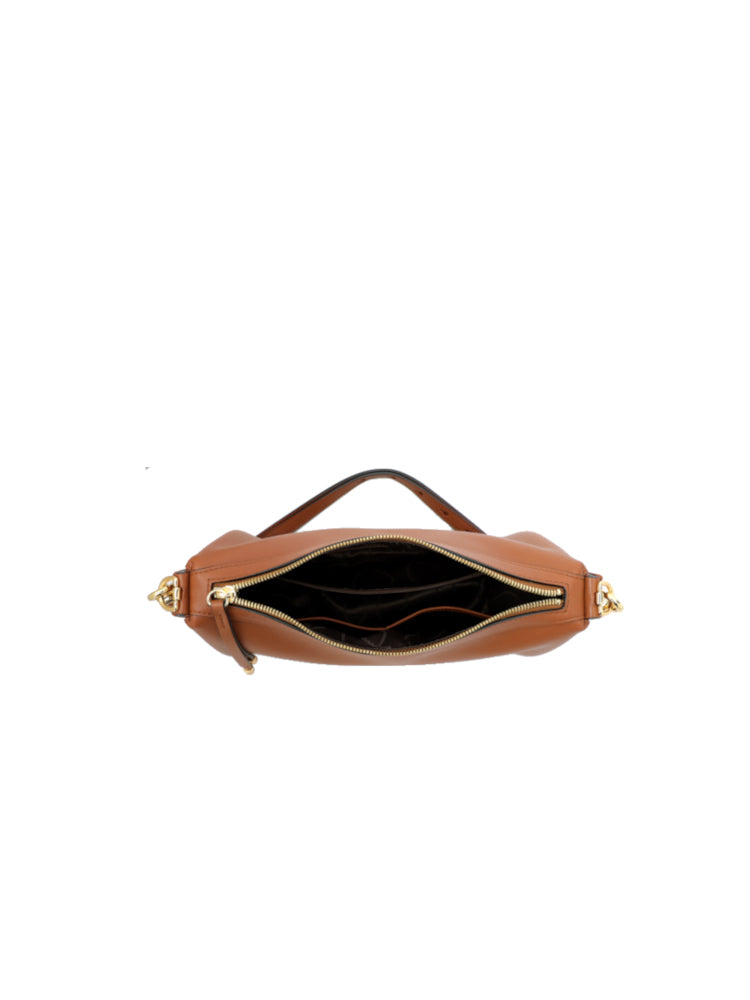 Lucky Leather Arc Shoulder Bag