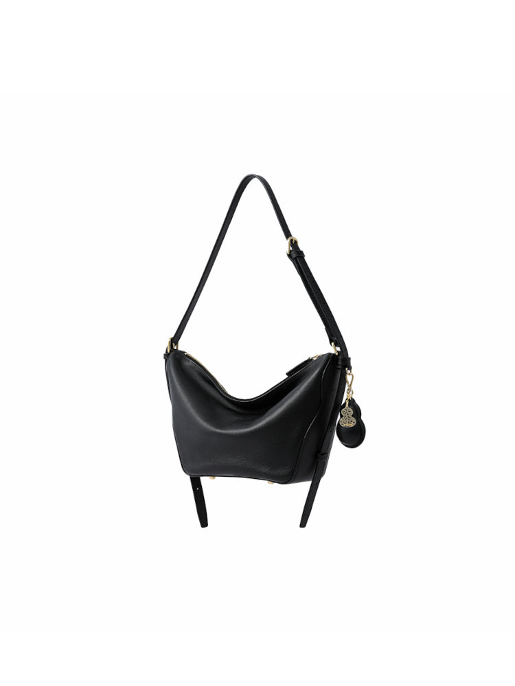 FULU Leather Hobo Bag
