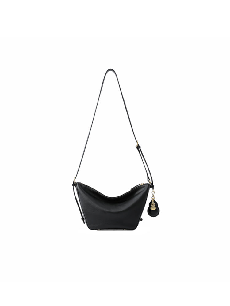 FULU Leather Hobo Bag