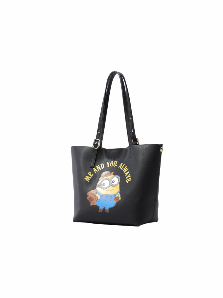 Minions Leather Tote Bag