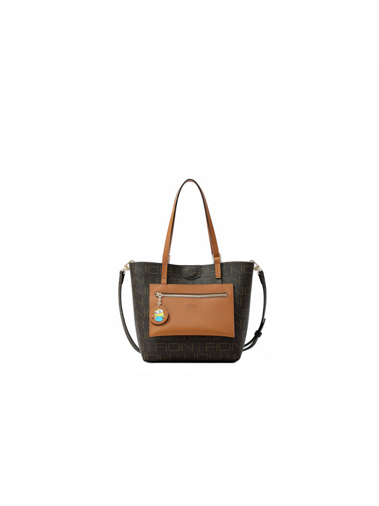 Minions Tim Leather Tote Bag