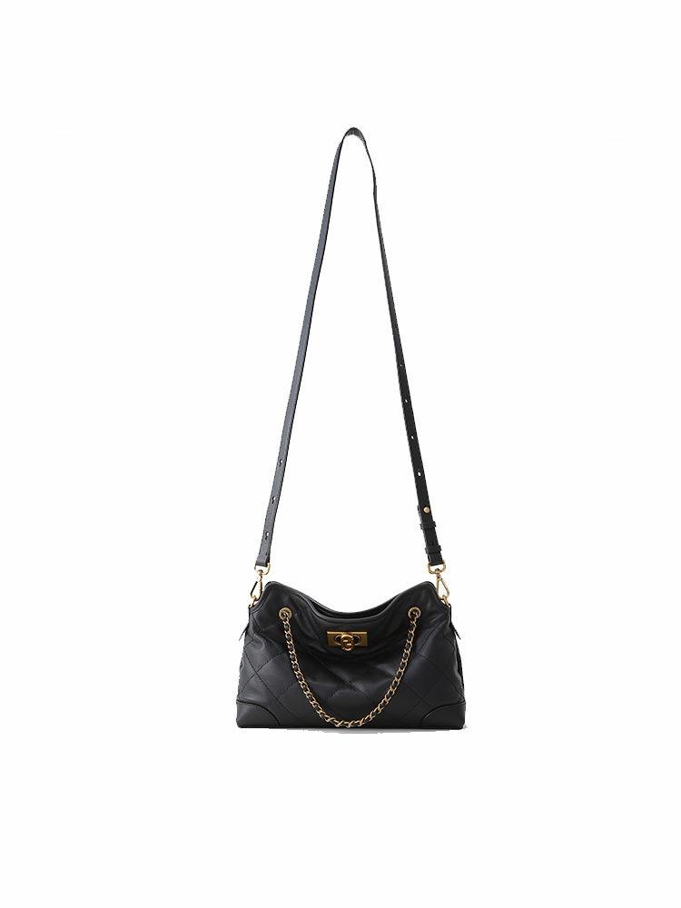 FION Vitrail Large Leather Chain Shoulder Bag