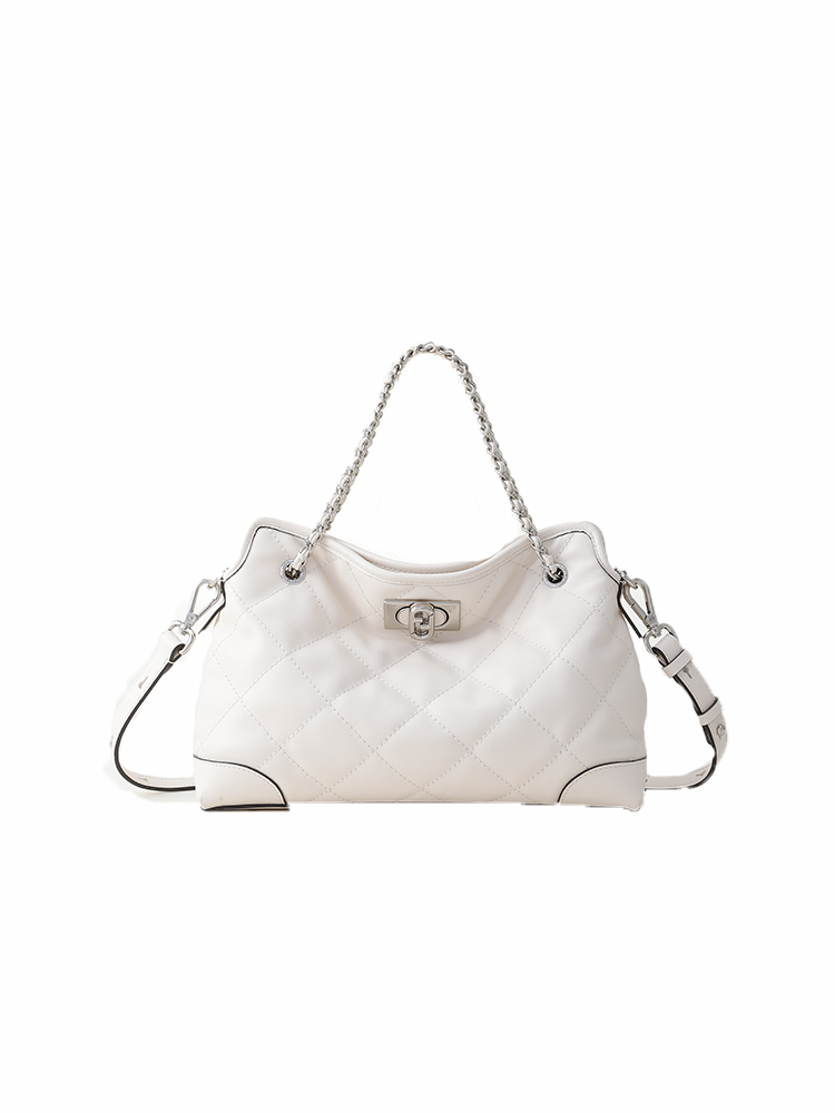 FION Vitrail Large Leather Chain Shoulder Bag