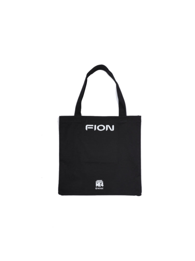 Minions Black Canvas Shopping Bag