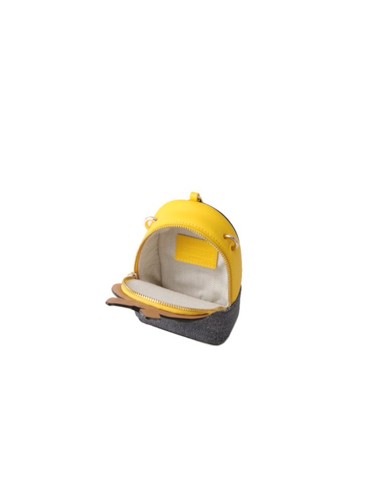 Minions Horse Denim with Leather Mini Crossbody & Shoulder Bag