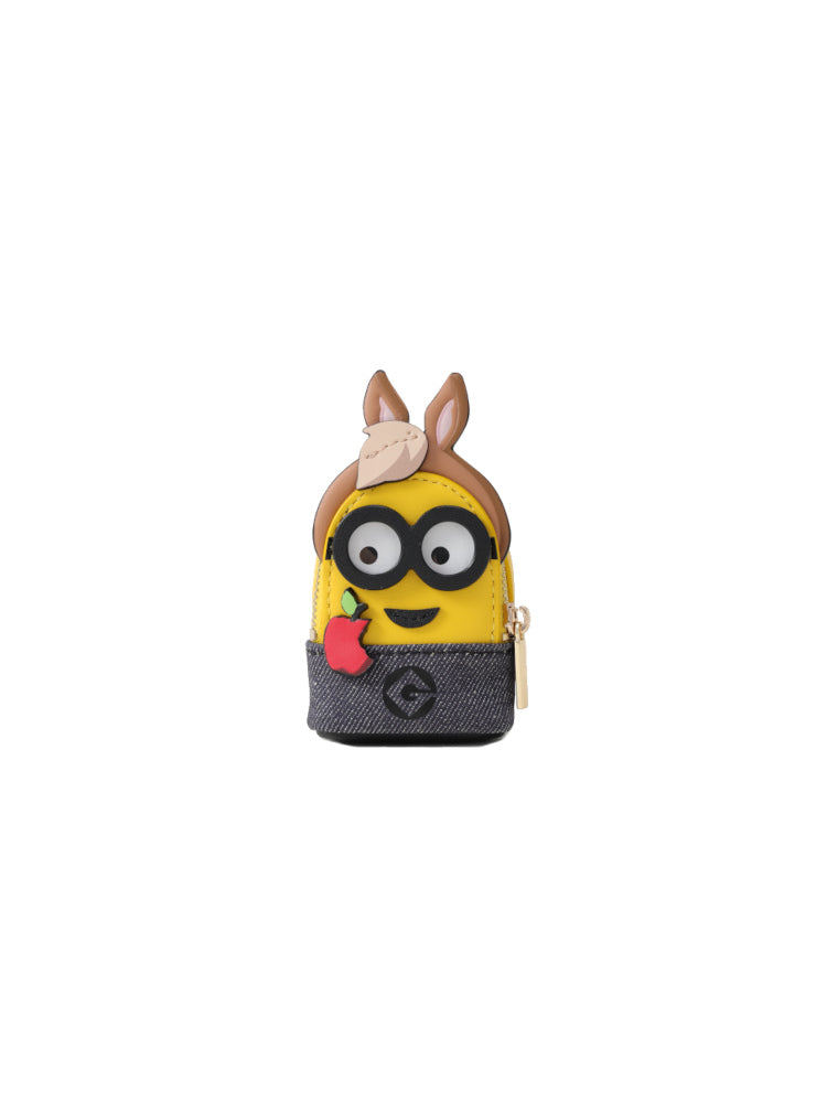 Minions Horse Denim with Leather Nano Crossbody & Shoulder Bag
