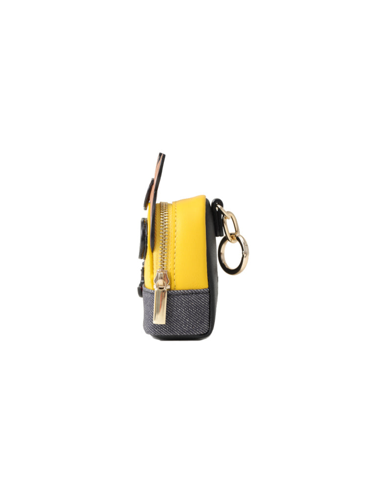 Minions Horse Denim with Leather Nano Crossbody & Shoulder Bag