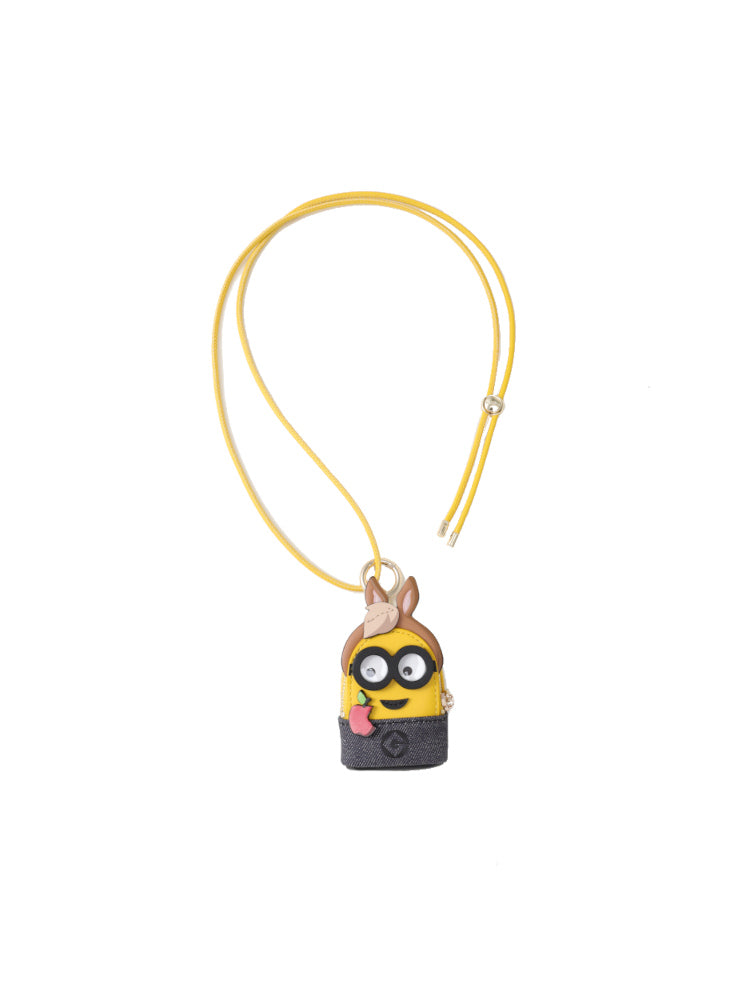Minions Horse Denim with Leather Nano Crossbody & Shoulder Bag