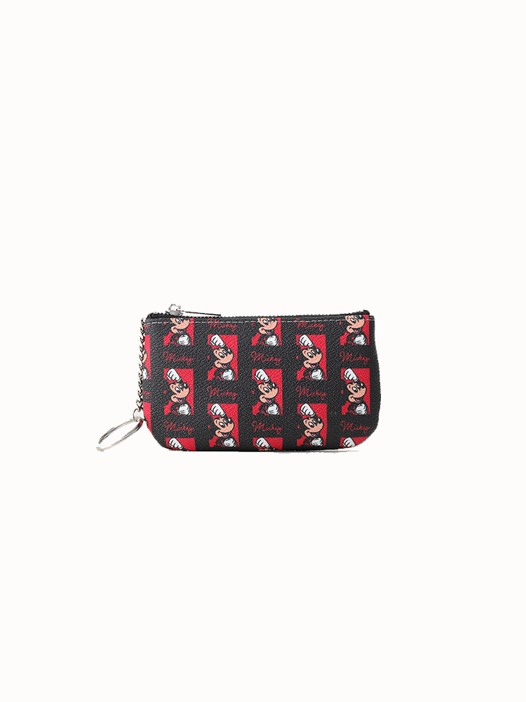 Mickey Mouse PVC with Leather Coin Purse