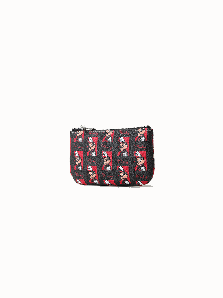 Mickey Mouse PVC with Leather Coin Purse