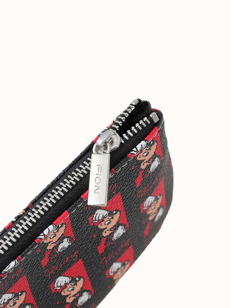 Mickey Mouse PVC with Leather Coin Purse