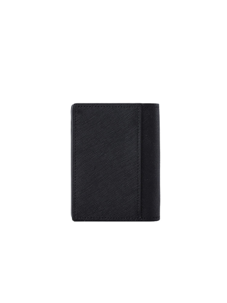 Cross Leather Short Wallet