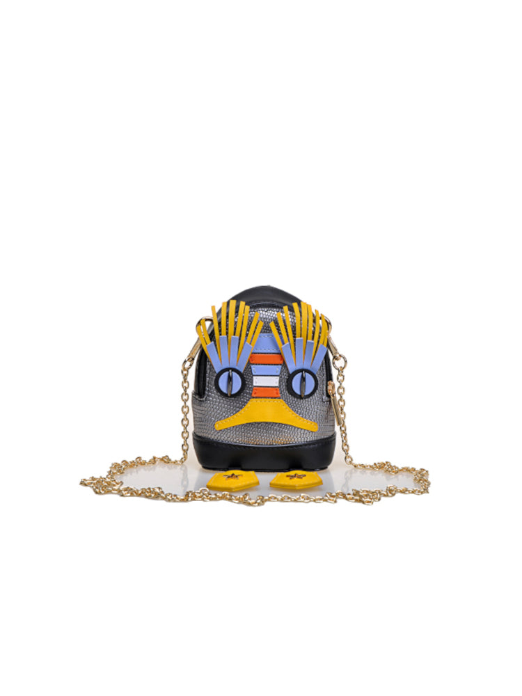 Little Mons Leather Mini Crossbody & Shoulder Handbag