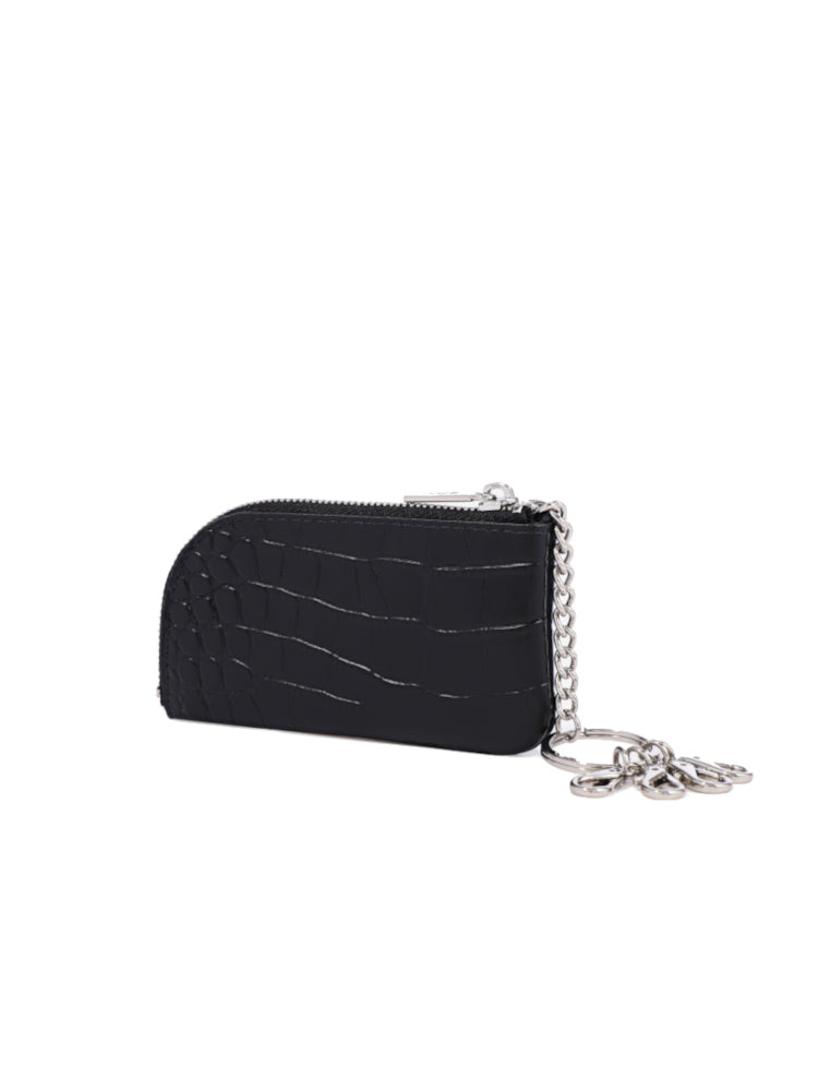 Dark Light Leather Key Holder