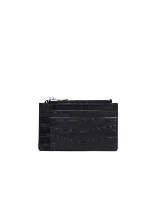 Dark Light Leather Card Holder