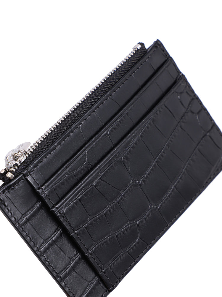 Dark Light Leather Card Holder