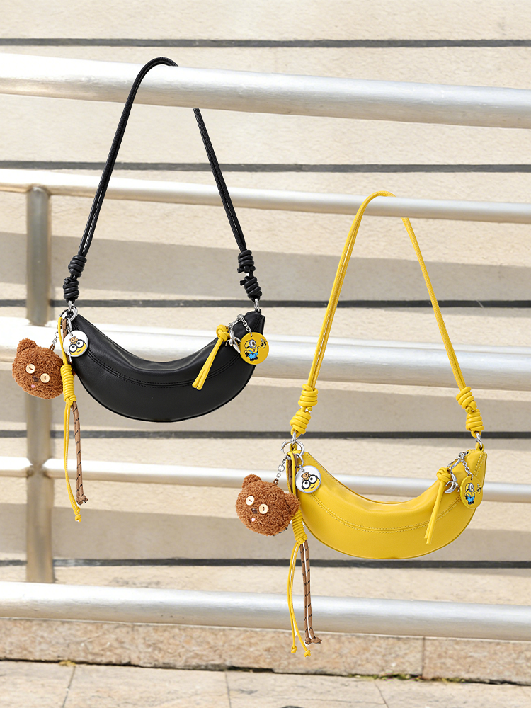 (Limited Stock) Minions Tim Leather Banana Bag