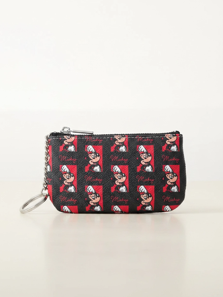 Mickey Mouse PVC with Leather Coin Purse