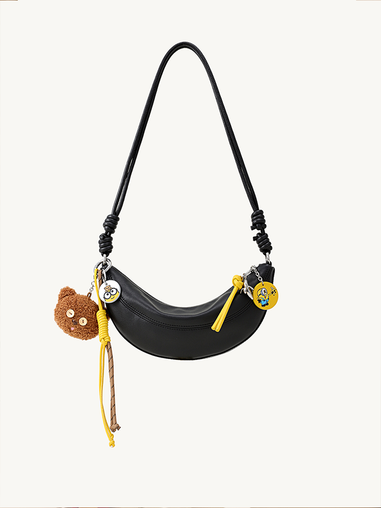 (Limited Stock) Minions Tim Leather Banana Bag