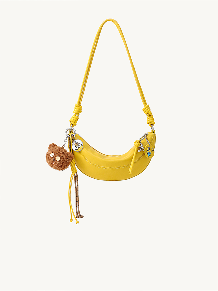 (Limited Stock) Minions Tim Leather Banana Bag