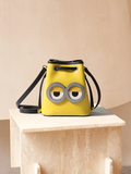 Minions Denim with Leather Shoulder Bag