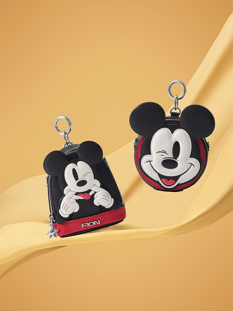 Mickey Mouse Leather Nano Bag (Shaped)