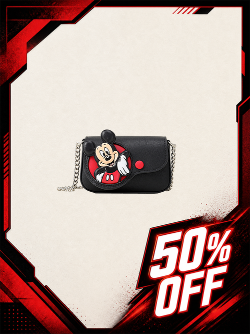 Mickey Mouse Chain Leather Crossbody and Shoulder Bag – FION ASIA