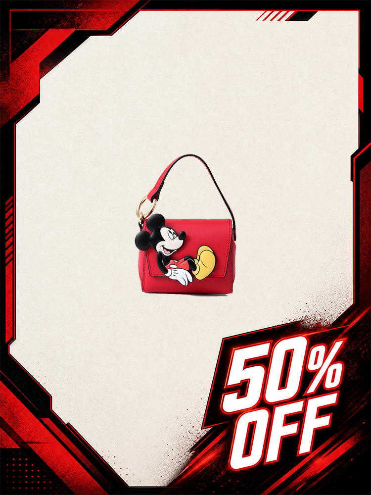Mickey Mouse Mini Leather Crossbody and Shoulder Bag