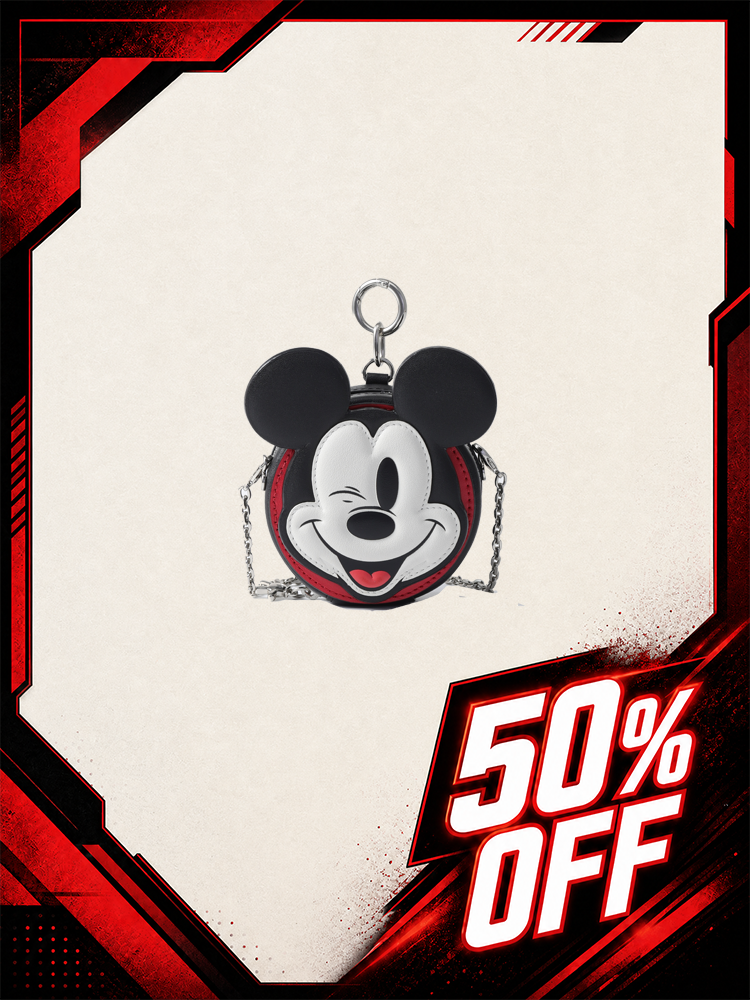 Mickey Mouse Leather Nano Bag (Shaped)