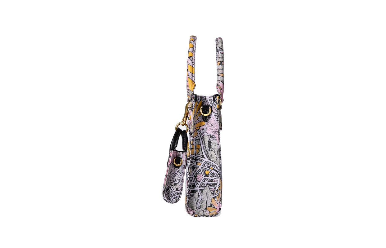 Jayde Fish Jacquard with Woven  Shoulder Bag