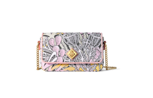 Jayde Fish Jacquard with Woven Shoulder Bag